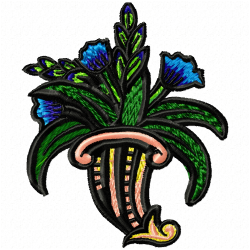 Flowers Embroidery Design 3